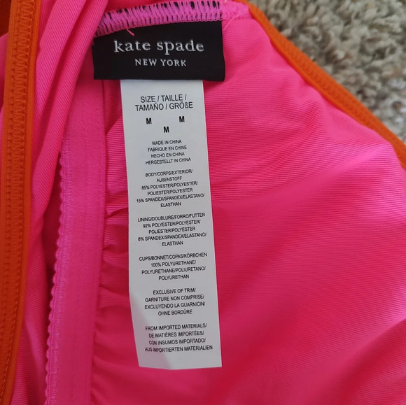 Kate Spade Radiant pink one piece swimwear - Picture 5 of 5